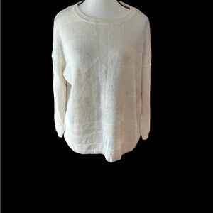 Tommy Bahama Cream Open Knit Pullover